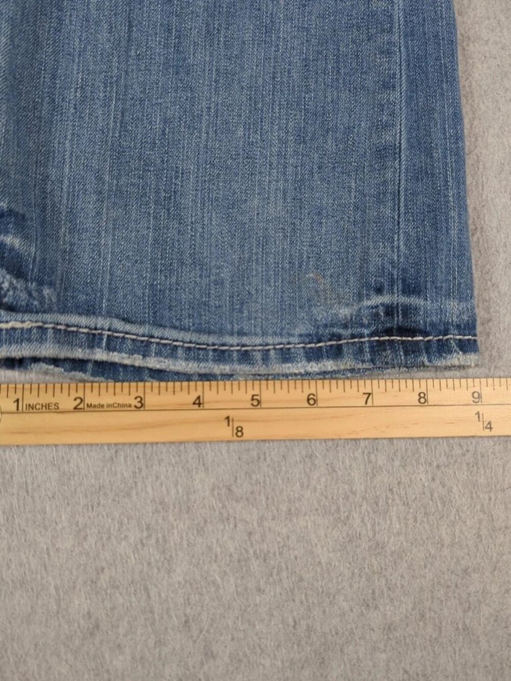 BKE Derek Jeans Mens 33L (Fit 36x33) Bootleg Stretch Denim Whiskers Cowboy Rodeo - Picture 6 of 8
